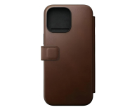 Nomad Modern Leather Folio do iPhone 16 Pro brown - 1288737 - zdjęcie 1